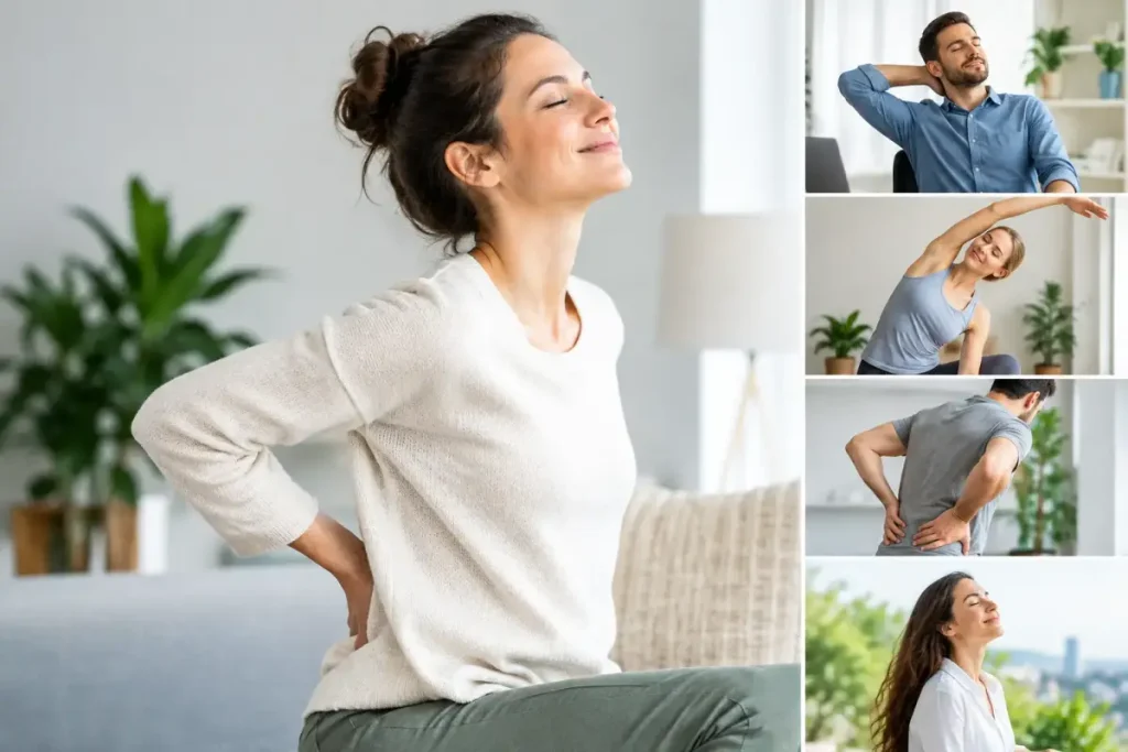 7 ways against back tension in everyday life